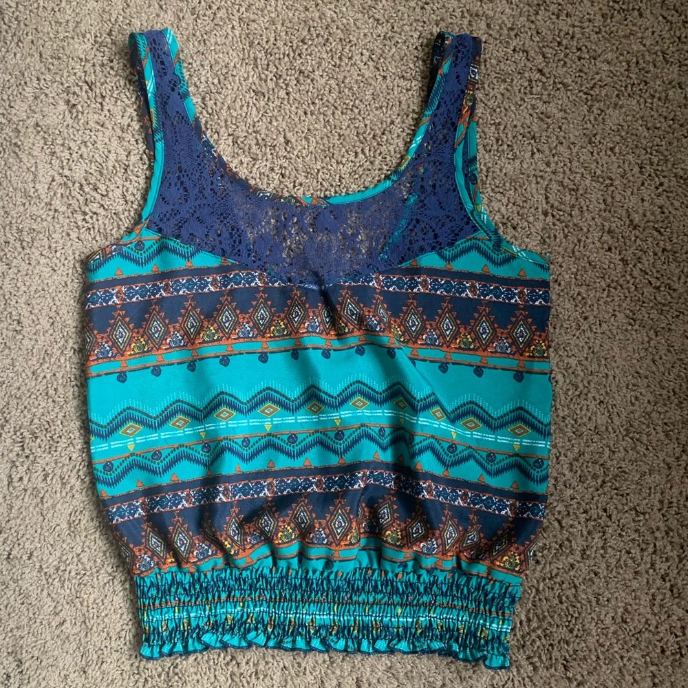 dELiA*s Colorful Tank Top with Lace